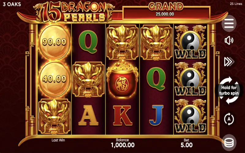 15 Dragon Pearls: Hold and Win