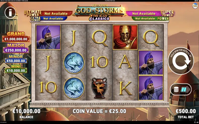 Age of the Gods: God of Storms Fire Blaze