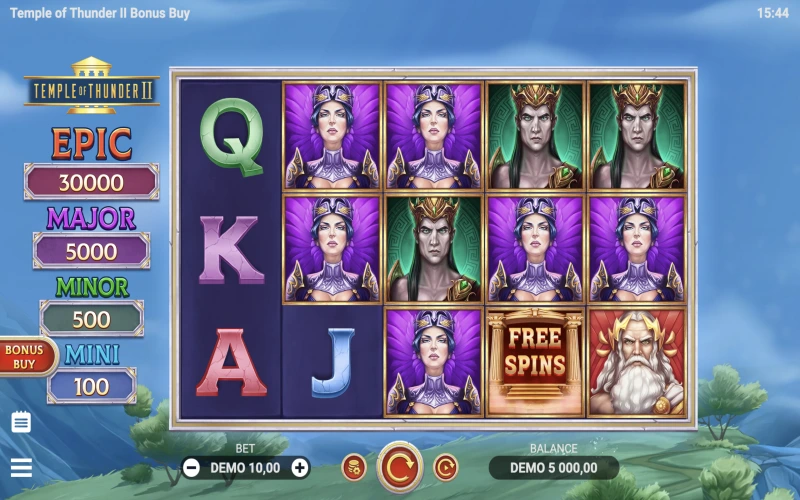 Temple of Thunder II Bonus Buy